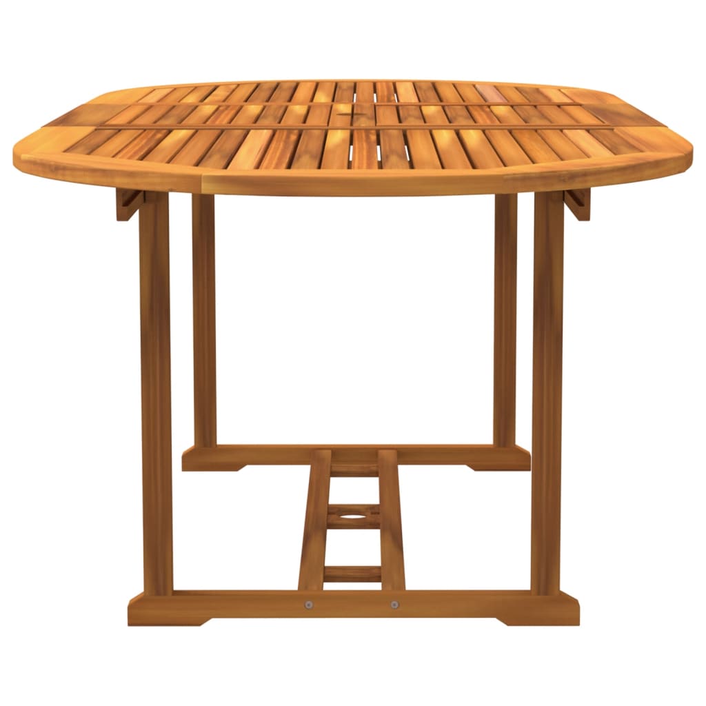 Set Pranzo da Giardino 5pz Legno Massello di Acacia e Textilene 3279258