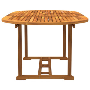 Set Pranzo da Giardino 5pz Legno Massello di Acacia e Textilene 3279258