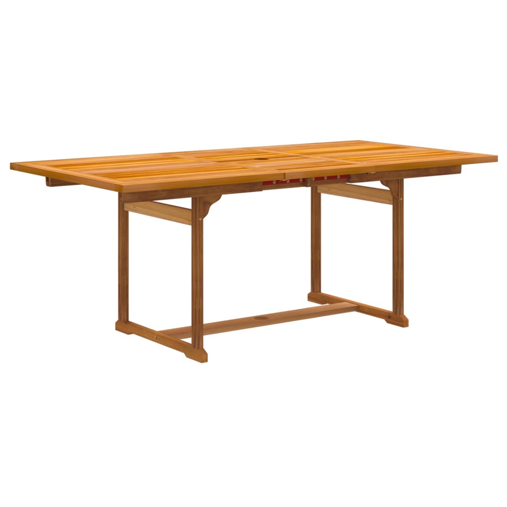 Set Pranzo da Giardino 7pz Legno Massello di Acacia e Textilene 3279261