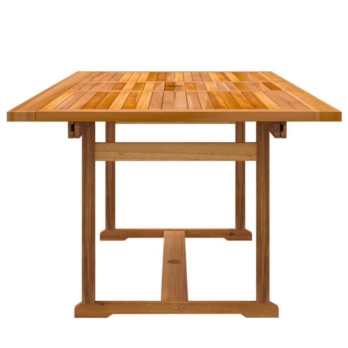 Set Pranzo da Giardino 7pz Legno Massello di Acacia e Textilene 3279261