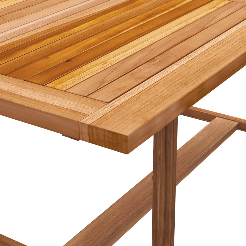 Set Pranzo da Giardino 7pz Legno Massello di Acacia e Textilene 3279261