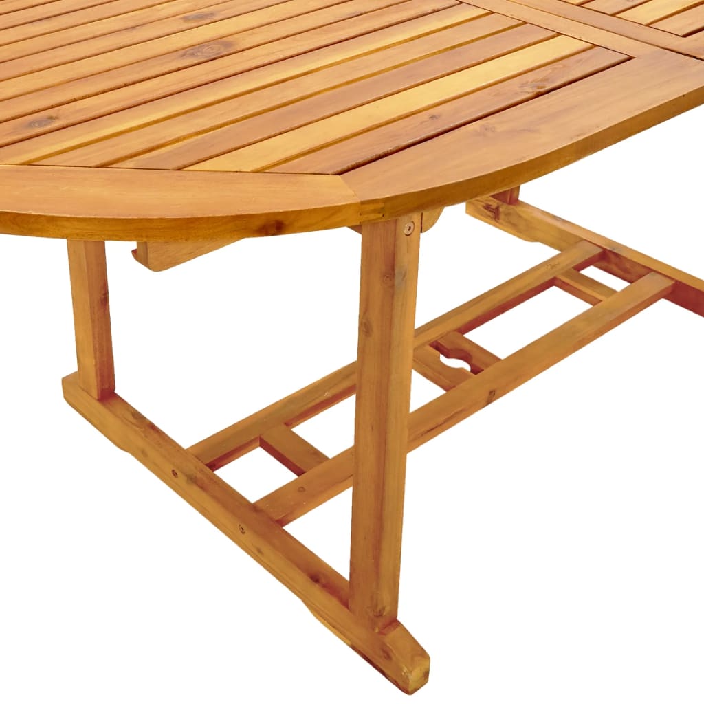 Set Pranzo da Giardino 5pz Legno Massello di Acacia e Textilene 3279272