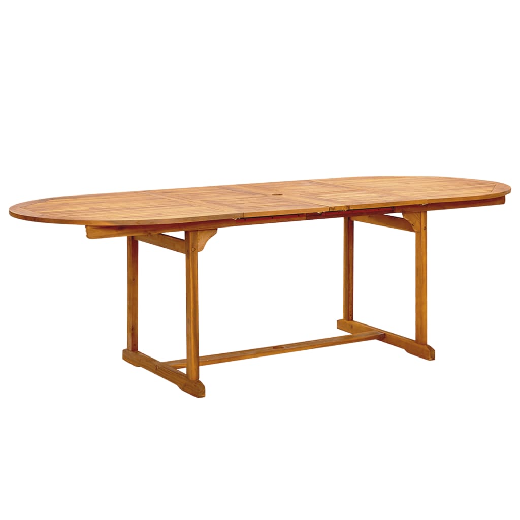 Set Pranzo da Giardino 7pz Legno Massello di Acacia e Textilene 3279276