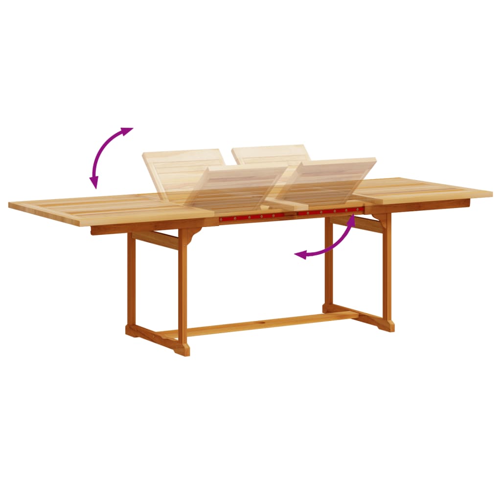 Set Pranzo da Giardino 7pz Legno Massello di Acacia e Textilene 3279278