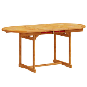 Set Pranzo da Giardino 7pz Legno Massello di Acacia e Textilene 3279295