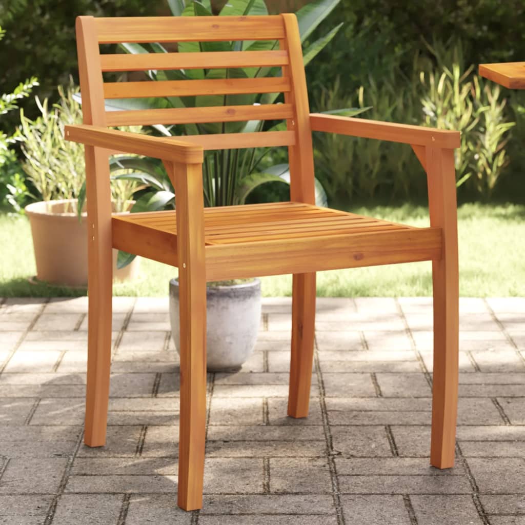 Sedie da Giardino 8 pz 59x55x85 cm Legno Massello di Acacia 3217204