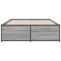 Giroletto Grigio Sonoma 140x190 cm in Legno Multistrato Metallo 3279900