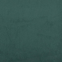 Poggiapiedi Verde Scuro 77x55x31 cm in Velluto 4007395