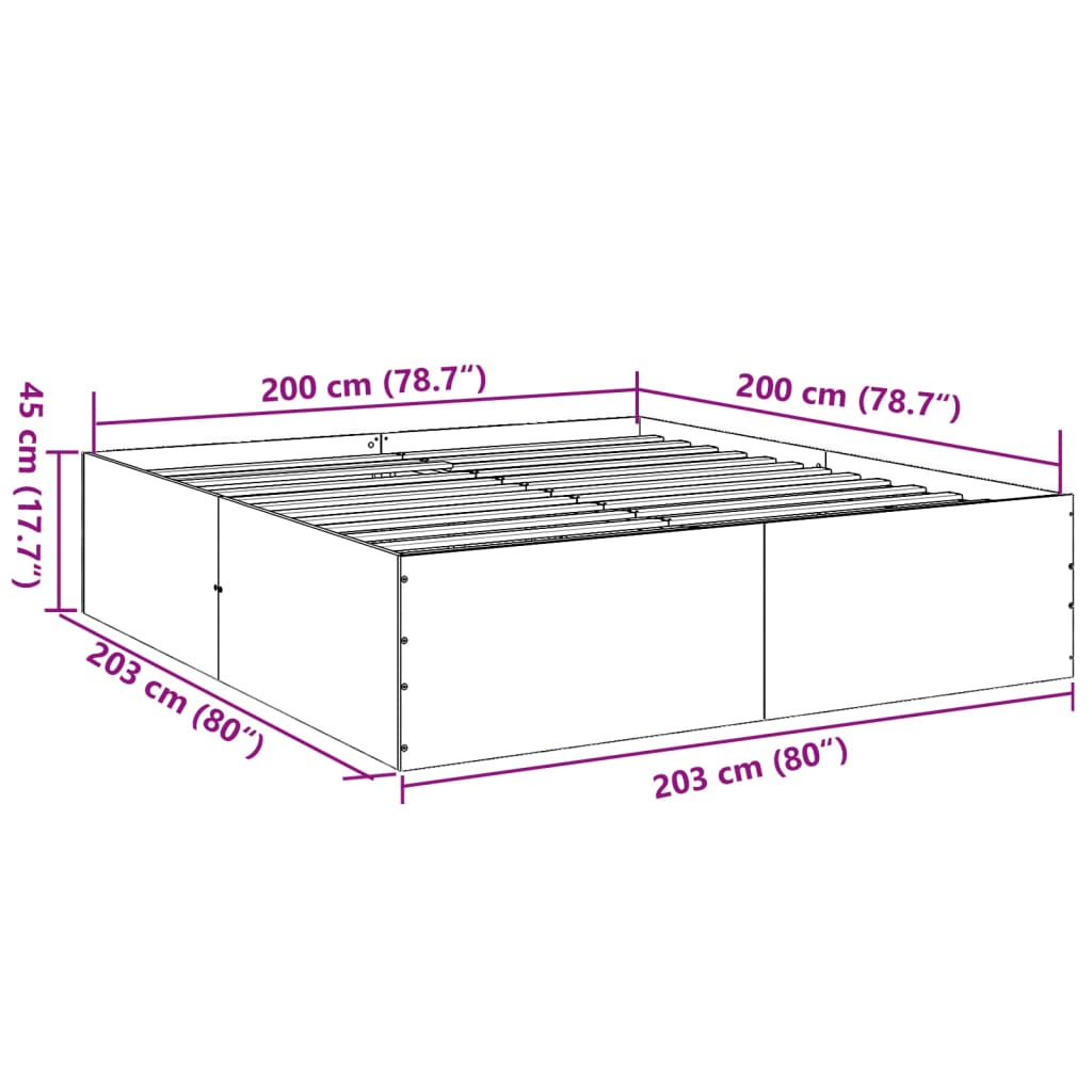 Giroletto Rovere Fumo 200x200 cm in Legno Multistrato 3280899