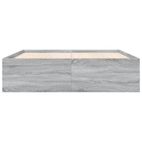 Giroletto Grigio Sonoma 180x200 cm in Legno Multistrato 3280907