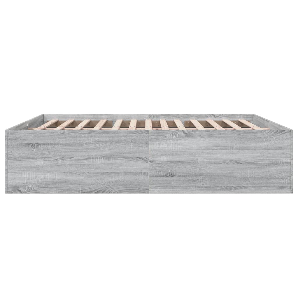 Giroletto Grigio Sonoma 180x200 cm in Legno Multistrato 3280907