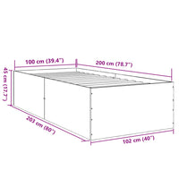 Giroletto Bianco 100x200 cm in Legno Massello 3280958