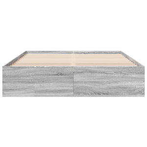 Giroletto Grigio Sonoma 160x200 cm in Legno Multistrato 3281005