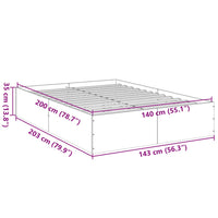 Giroletto Bianco 140x200 cm in Legno Multistrato 3281014