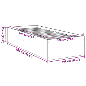 Giroletto Nero 100x200 cm in Legno Multistrato 3281050