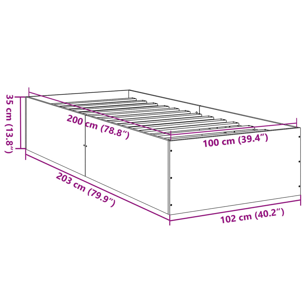 Giroletto Grigio Cemento 100x200 cm in Legno Multistrato 3281052