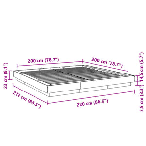 Giroletto Bianco 200x200 cm in Legno Multistrato 3281161