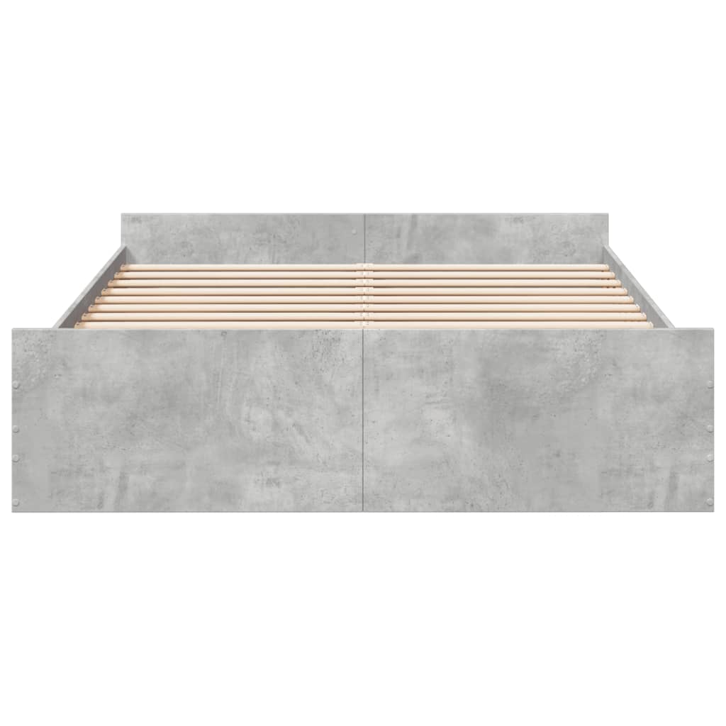 Giroletto Cassetti Grigio Cemento 150x200 cm Legno Multistrato 3280289