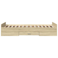 Giroletto Cassetti Rovere Sonoma 75x190 cm Legno Multistrato 3280351