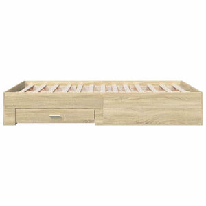 Giroletto Cassetti Rovere Sonoma 135x190 cm Legno Multistrato 3280407