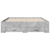 Giroletto Cassetti Grigio Cemento 120x190 cm Legno Multistrato 3280415