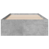 Giroletto Cassetti Grigio Cemento 90x200 cm Legno Multistrato 3280429