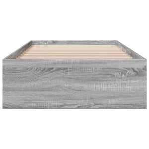 Giroletto Cassetti Grigio Sonoma 90x200 cm Legno Multistrato 3280431