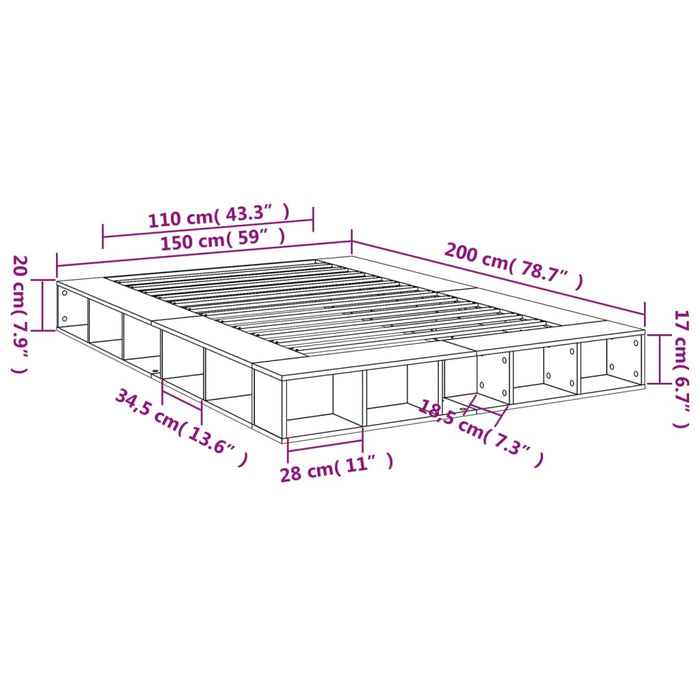 Giroletto Nero 150x200 cm in Legno Multistrato 3280469