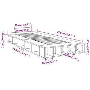 Giroletto Bianco 90x200 cm in Legno Multistrato 3280517