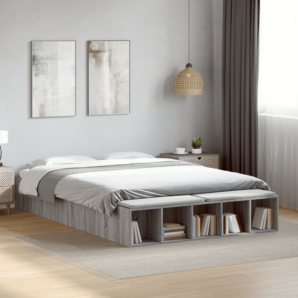 Giroletto Grigio Sonoma 150x200 cm in Legno Multistrato 3280564