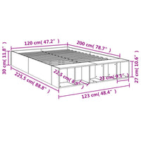 Giroletto Nero 120x200 cm in Legno Multistrato 3280574