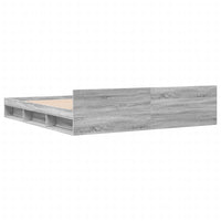 Giroletto Cassetti Grigio Sonoma 180x200 cm Legno Multistrato 3280732