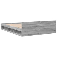 Giroletto Cassetti Grigio Sonoma 160x200 cm Legno Multistrato 3280739