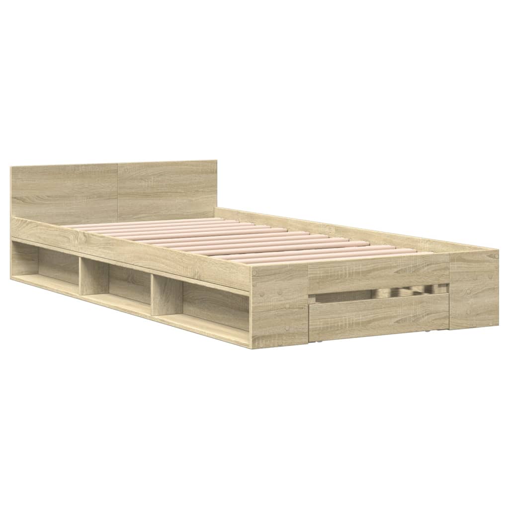 Giroletto Cassetto Rovere Sonoma 90x190 cm Legno Multistrato 3280785