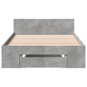 Giroletto Cassetto Grigio Cemento 90x190 cm Legno Multistrato 3280786