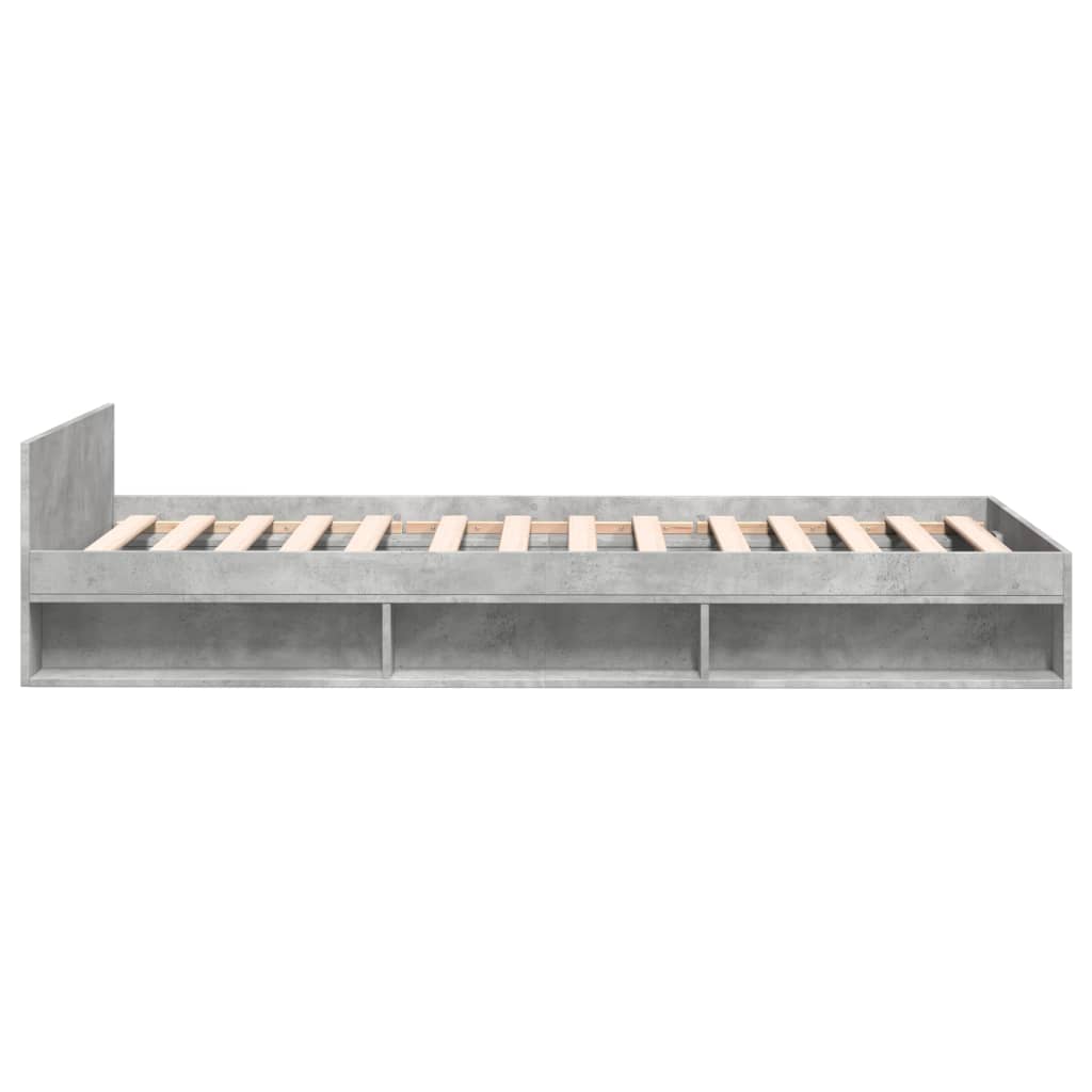 Giroletto Cassetto Grigio Cemento 90x190 cm Legno Multistrato 3280786