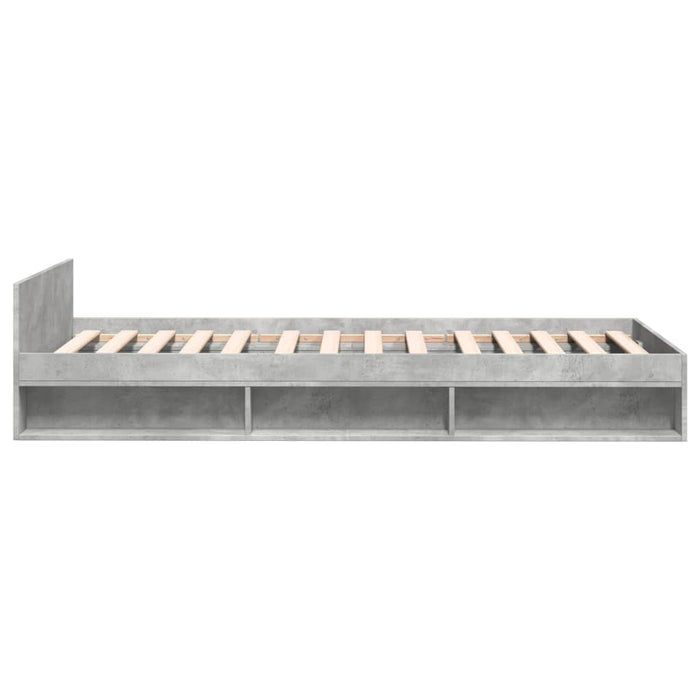 Giroletto Cassetto Grigio Cemento 90x190 cm Legno Multistrato 3280786