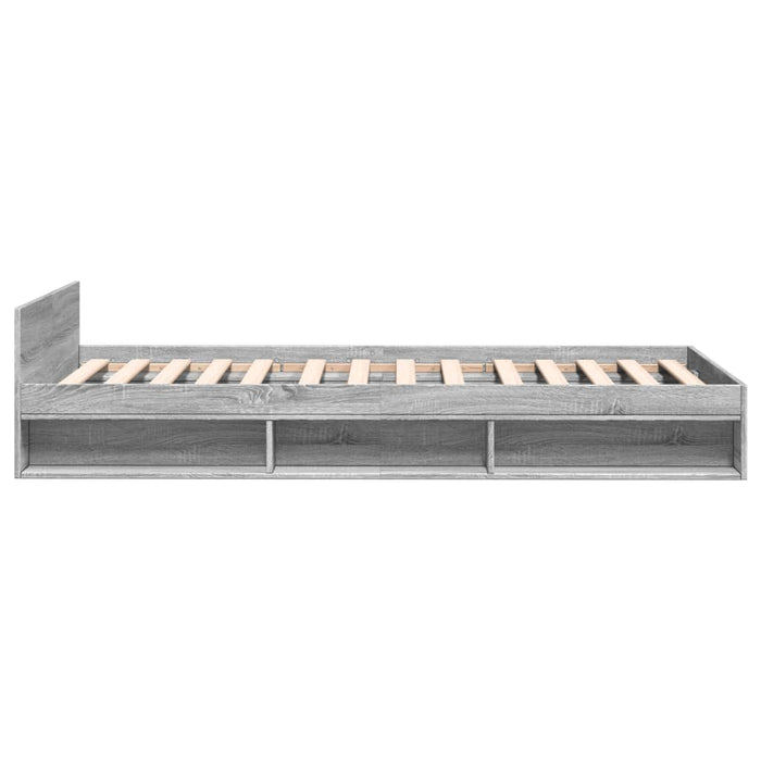 Giroletto Cassetto Grigio Sonoma 90x190 cm Legno Multistrato 3280788