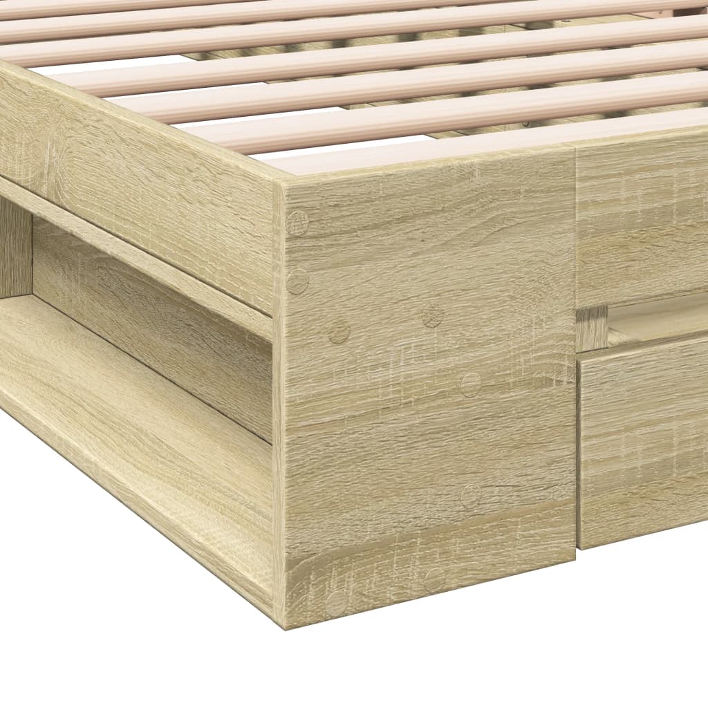 Giroletto Cassetto Rovere Sonoma 100x200 cm Legno Multistrato 3280792