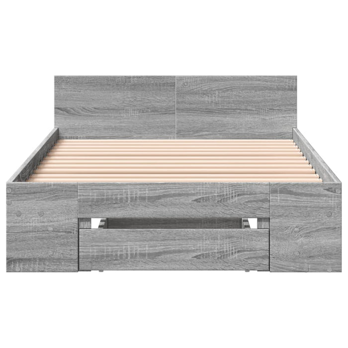 Giroletto Cassetto Grigio Sonoma 100x200 cm Legno Multistrato 3280795