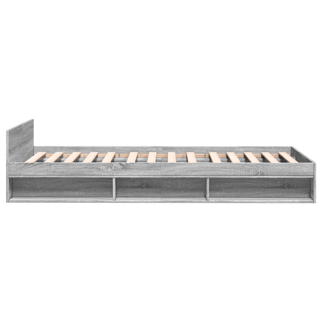 Giroletto Cassetto Grigio Sonoma 100x200 cm Legno Multistrato 3280795