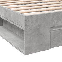 Giroletto Cassetto Grigio Cemento 90x200 cm Legno Multistrato 3280800