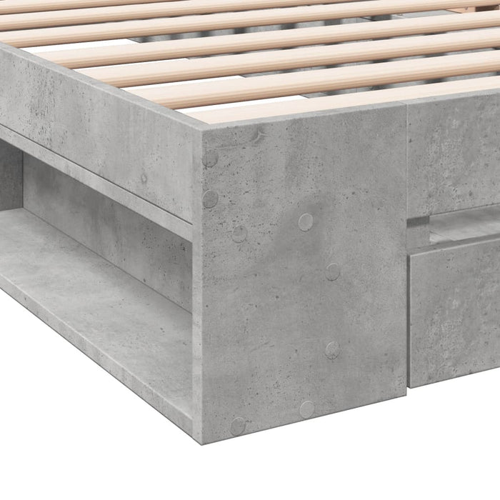 Giroletto Cassetto Grigio Cemento 90x200 cm Legno Multistrato 3280800