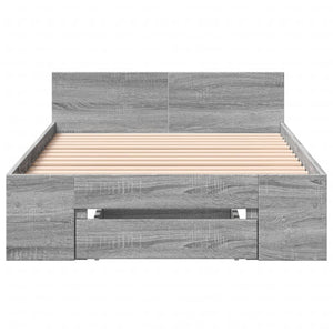 Giroletto Cassetto Grigio Sonoma 90x200 cm Legno Multistrato 3280802