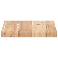 Ripiano a Parete 60x20x2 cm Legno Massello Acacia Non Trattato 3279339