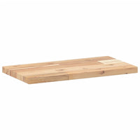 Mensole da Parete 4 pz 60x20x2 cm Legno Acacia Non Trattato 3279342