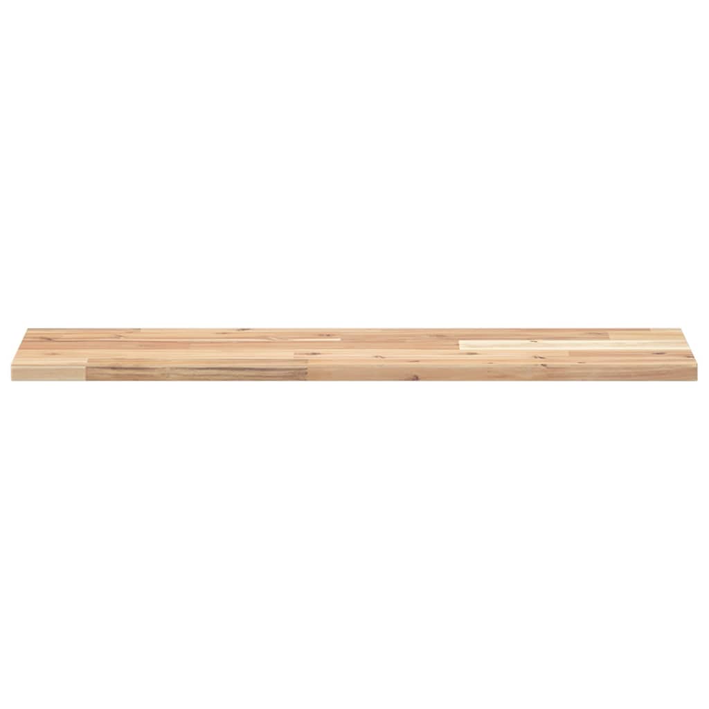 Mensole da Parete 2 pz 80x20x2 cm Legno Acacia Non Trattato 3279344