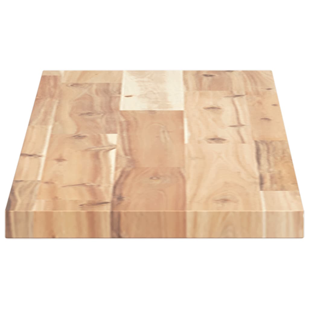 Mensole da Parete 2 pz 80x20x2 cm Legno Acacia Non Trattato 3279344