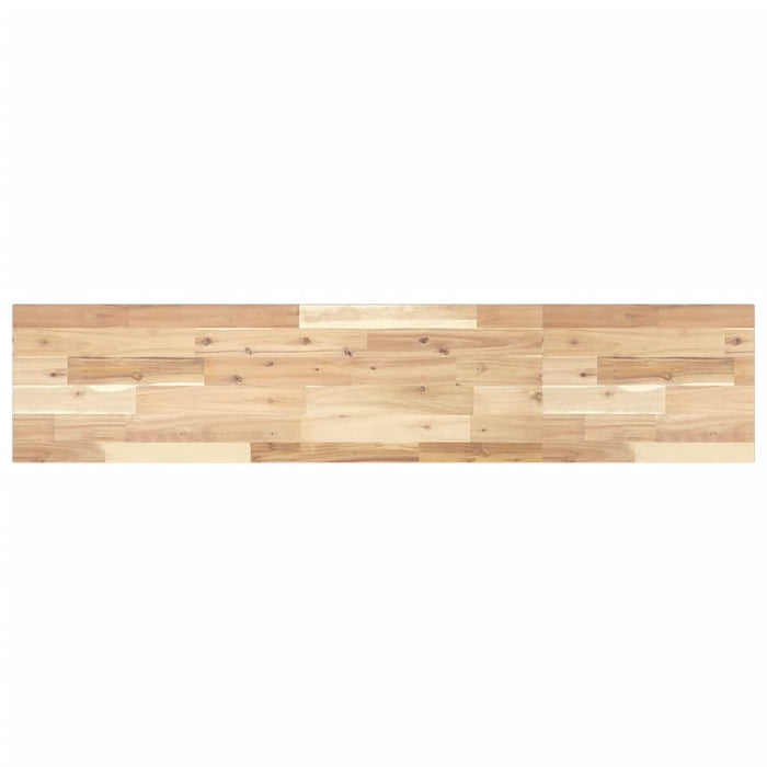 Ripiano a Parete 120x30x2 cm Legno Massello Acacia Non Trattato 3279379