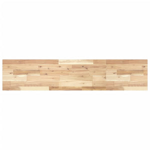 Mensole da Parete 2 pz 120x30x2 cm Legno Acacia Non Trattato 3279380